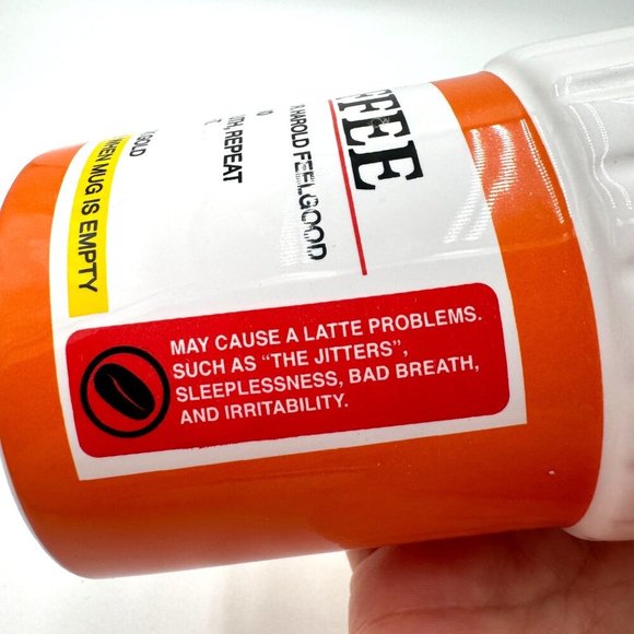 BigMouth Inc. Prescription Coffee Mug  Coffee Cup - Unique Pharmacy Gifts - Hila - Picture 7 of 9